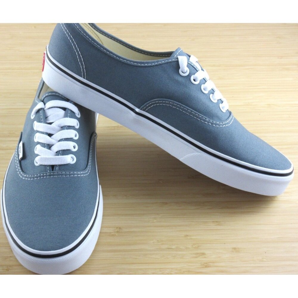 Vans Women's Authentic Color Theory Stormy Weather Blue Canvas shoes Sizes NIB - Picture 4 of 7